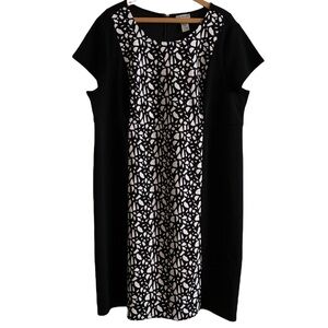 Catherine’s Black & White Dress Size 2x ( 24/24W)